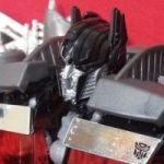 Up Close Dark of the Moon Jetwing Optimus Prime Dark Version